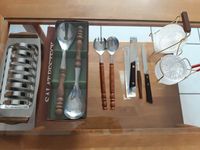 vintage 70er Jahre, Küchenutensilien Glasuntersetzer mit Ständer Nordrhein-Westfalen - Grefrath Vorschau