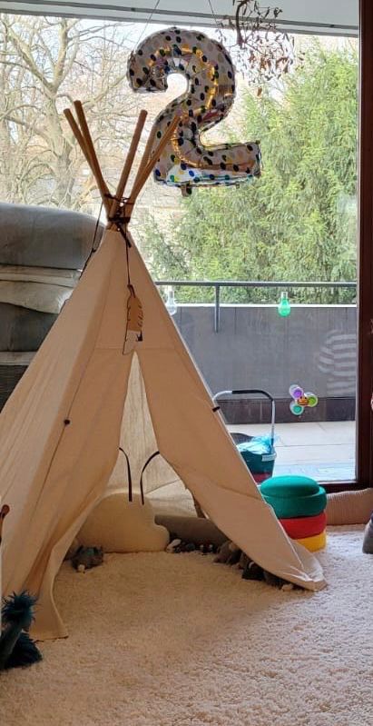 (Nevada)Tipi Zelt ⛺️ (indoor) Original Nobodinoz neuwertig in Frankfurt am Main