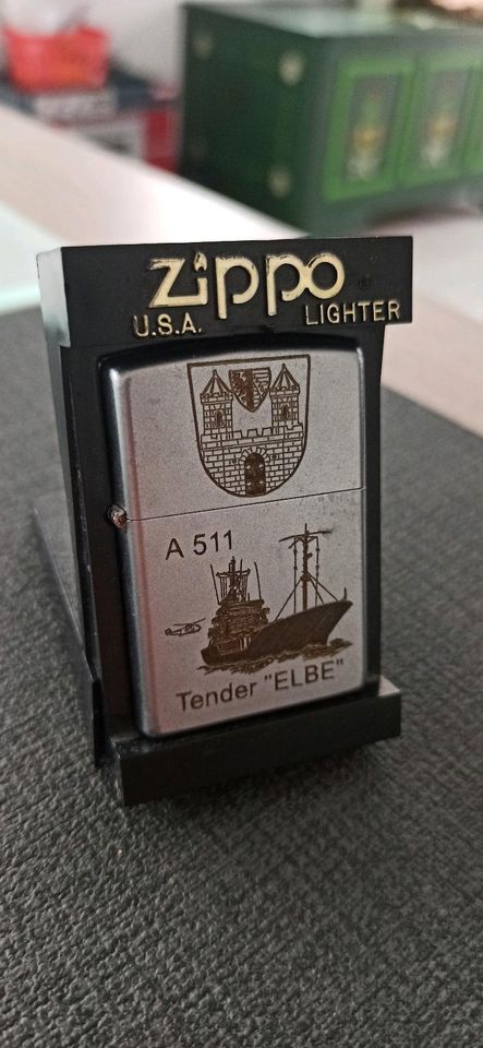 Zippo Feuerzeug Motiv "Tender Elbe" in Bad Schussenried