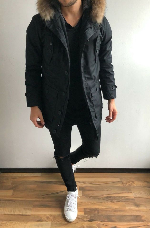 Neu Minimum Winterjacke Parka LAKE Gr. S L XL Schwarz 250€ tigha in Aachen