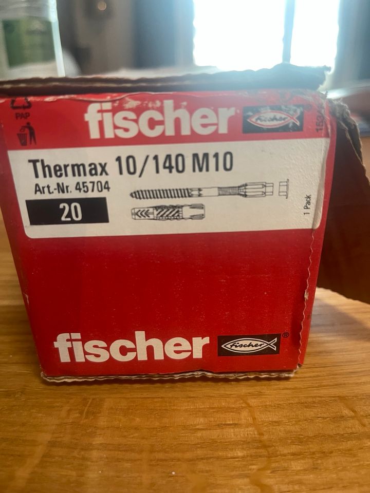 Fischer Thermax 10/140 M10 15 Stück in Brannenburg