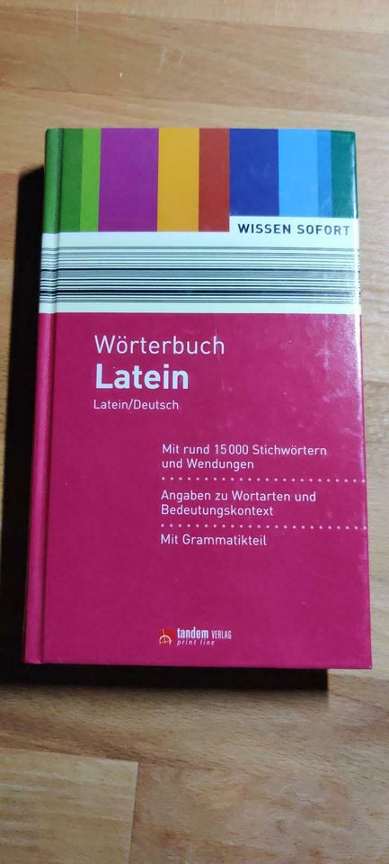 Wörterbuch Latein Tandem Verlag Wissen Sofort in Hennef (Sieg)