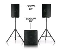 Auna 2.1 Aktiv PA Set Lautsprecher Boxen Subwoofer 1600 Watt Bayern - Unterhaching Vorschau