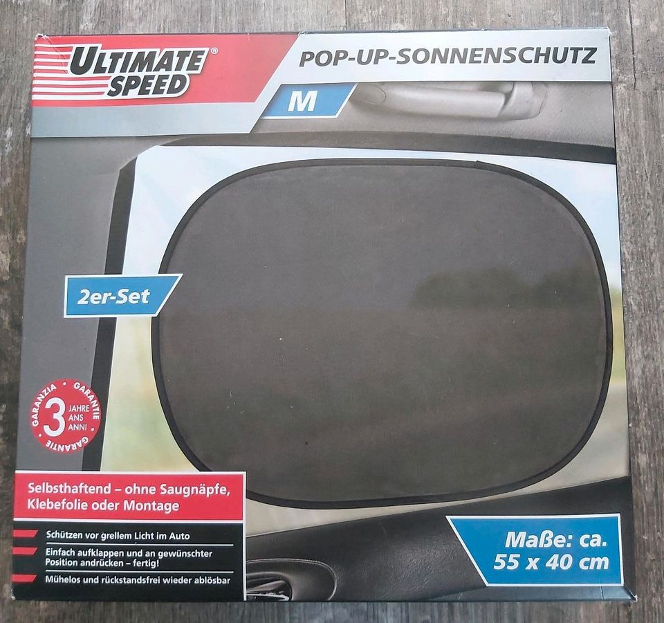 Auto Sonnenschutz NEU Kfz selbsthaftend Verdunklung Autoscheibe in Sachsen  - Coswig