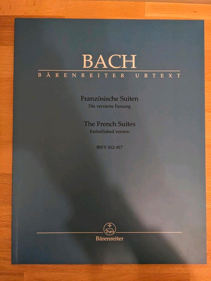 J.S. Bach Noten Bärenreiter Urtext in Kaiserslautern