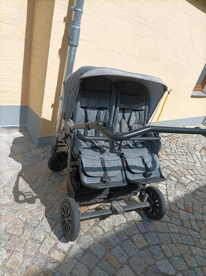 Zwillingskinderwagen, Zwillingskutsche von Feder in Satzung Stadt Marienberg