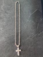 Königskette 6x6mm 65cm Silber 925 mit Kreuz(Swarovski) Nordrhein-Westfalen - Solingen Vorschau