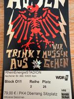 Die Toten Hosen Tickets 18.7.26 Tausch 4:2 Nordrhein-Westfalen - Herzogenrath Vorschau