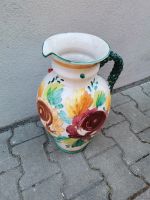 Grosser Keramik Krug Bembel Blumen Deko Bauernhaus Vase Kanne Hessen - Darmstadt Vorschau