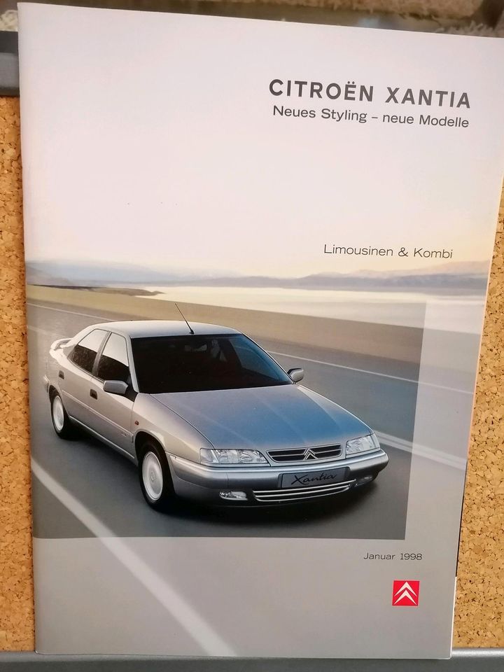 Prospekte Citroen XM Xantia CX C5 in Hamburg