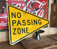 ORIG XXL NO PASSING ZONE SCHILD USA ÜBERHOLVERBOT MAN CAVE DEKO Nordrhein-Westfalen - Hamm Vorschau