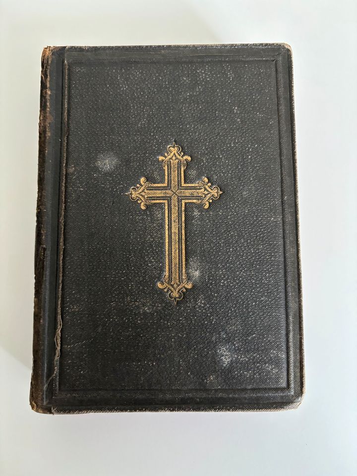 Historische Bibel Maria vom guten Rathe (Rat) Gebetbuch 1877 in Sprockhövel
