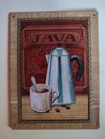 Blechschild Java Kaffee/Kaffeekanne Deko Küche Bayern - Oberammergau Vorschau