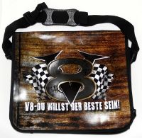 V8 Du willst der Beste sein - Planen-Tasche - ca. 37x29x14qcm NEU Hessen - Weiterstadt Vorschau