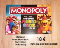 Monopoly - Super Mario Bros. Film Edition Thüringen - Erfurt Vorschau