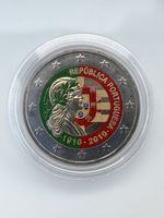 2 Euro 2010 Portugal 100 Jahre Republik unz Coloriert Hessen - Bensheim Vorschau