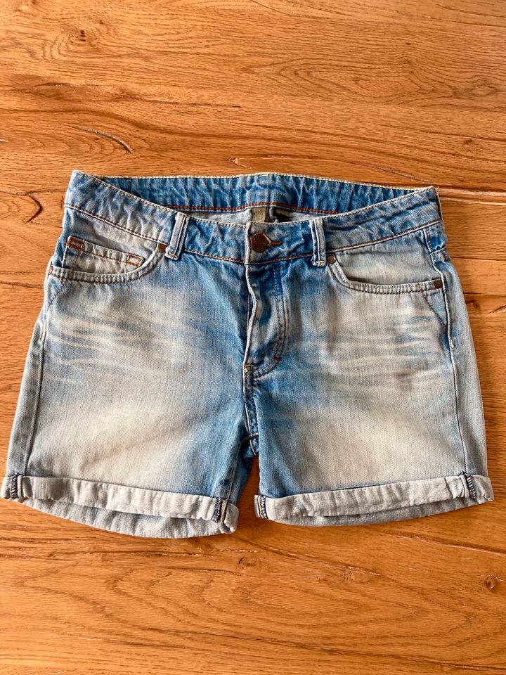 Mango Jeans Denim Shorts Five Pocket mittelblau stone washed Gr. in Rottenburg am Neckar