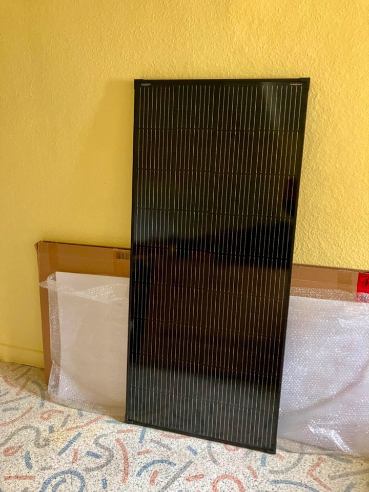 12V Solarmodul Solarpanel Monokristallin Black PERC 200W NEU‼️ in Harsum