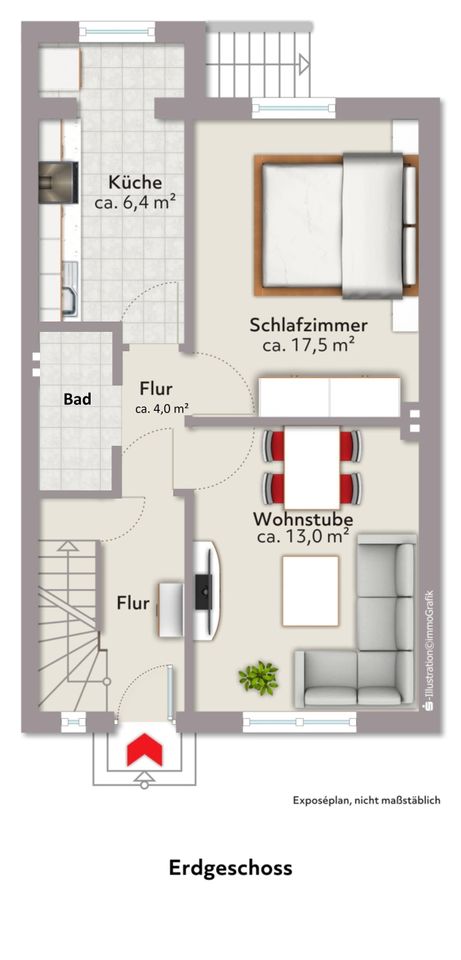 Bremen-Gröpelingen: Kapitalanleger aufgepasst - Zweifamilienhaus mit zwei Wohneinheiten in Top-Lage in Bremen