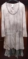 Diesel, Kleid, M, taupe, florales Muster, Raffung, Lagenlook Niedersachsen - Bad Pyrmont Vorschau