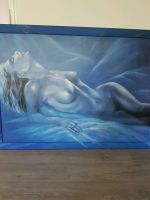 ❤ sexy Bild/Rahmen handmemalt/Vintage/150x110 cm Saarland - St. Ingbert Vorschau