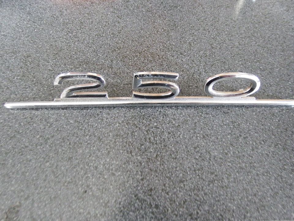 Mercedes Benz 250 Chrom Schild in Schwäbisch Gmünd