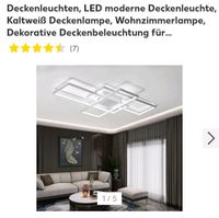 Deckenlampe Led mit 3-D Optik 90 x 50 cm neu und unbenutzt Niedersachsen - Essel (Aller) Vorschau