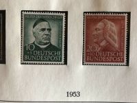 Briefmarke Helfer der Menschheit 1953, Michel Nr. 174-175 Baden-Württemberg - Sigmaringen Vorschau