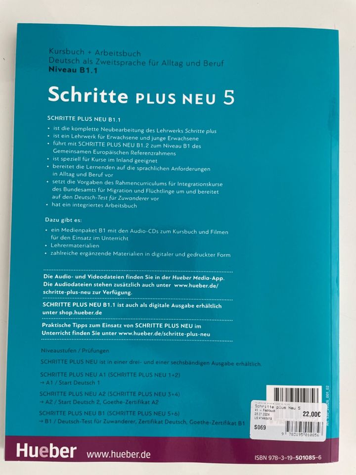 Schritte plus Neu 5. Kursbuch und Arbeitsbuch B1.1 in Solingen
