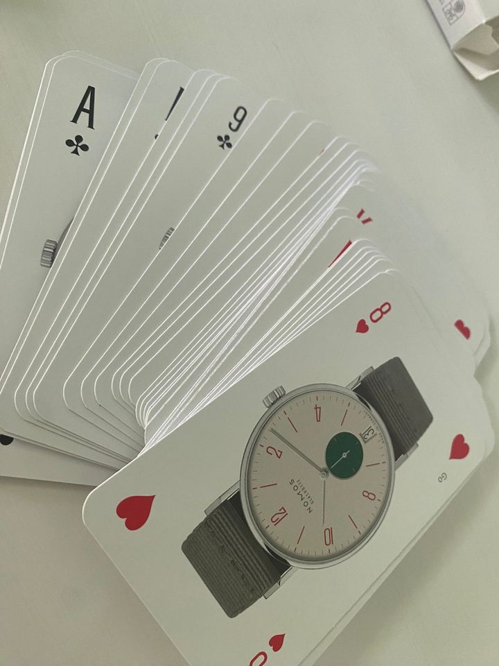Tangente Datum 175 watchmaking Kartenspiel in Berlin