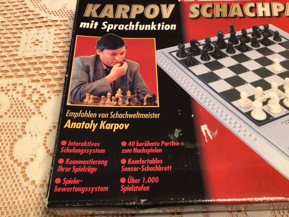 Schachspiel Karpov Schachpartner Millennium in Barth