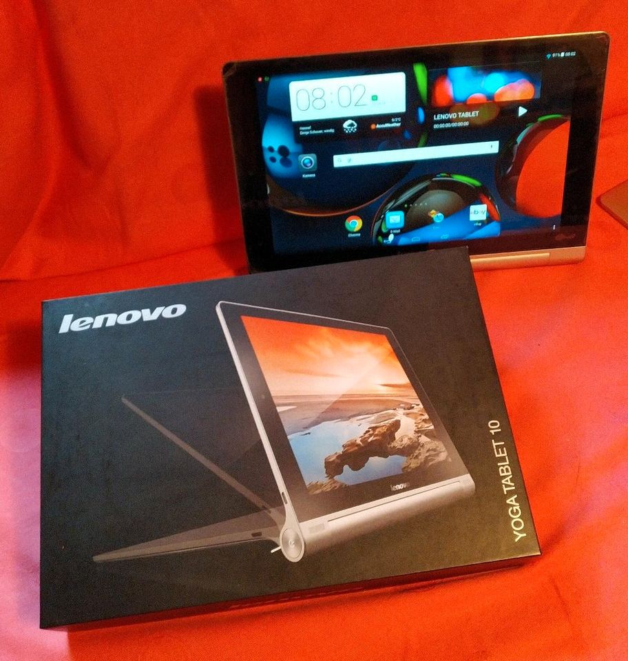 Lenovo Yoga Tab 10 incl. Buchhülle und 2x Bluetooth Tastatur in Hennef (Sieg)