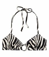 H&M NUR Bikini Oberteil BH ZEBRA schwarz weiß GR 34 36 Thüringen - Schleusingen Vorschau