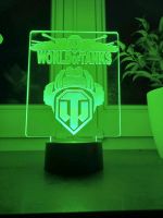 World of Tanks, LED Lampe, Nachtlicht, Deko Sachsen-Anhalt - Osterweddingen Vorschau