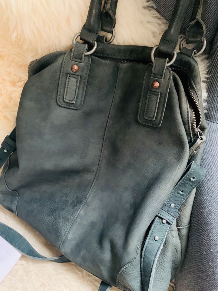 Liebeskind Berlin Ledertasche blau in Köln