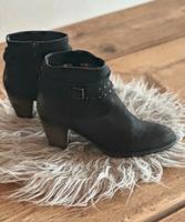 Stiefelette Ankle Boots Leder schwarz Hessen - Selters Vorschau
