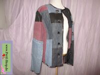 Patchwork, Jeans, Jacke, Einzelstück, upcycled, Gr. 38 Bayern - Traunstein Vorschau