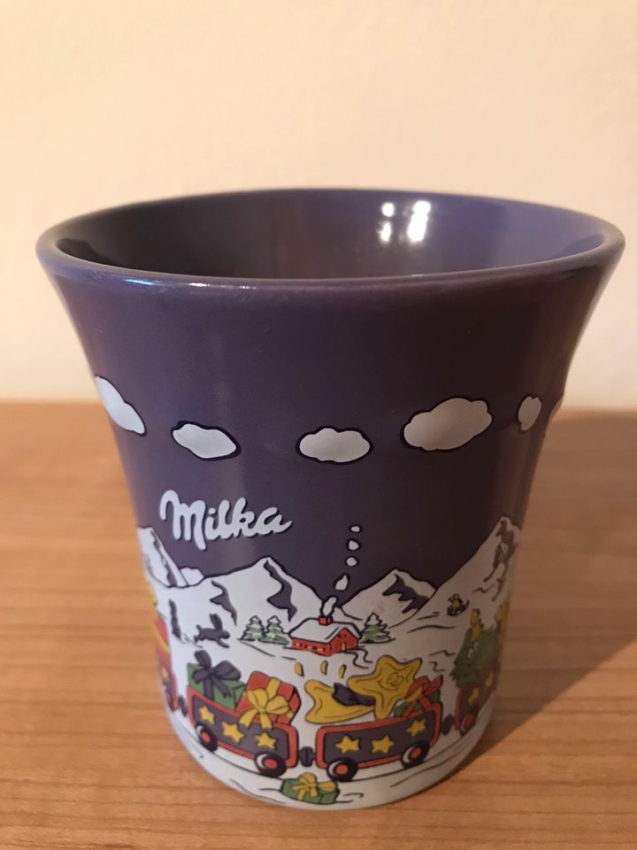 Original Milka Weihnachtsbecher / Weihnachtstasse / Sammelbecher, in Wiesent