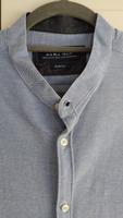 Zara Men Hemd XL / L SlimFit Kurzarm Stehkragen gerollte Ärmel Berlin - Spandau Vorschau