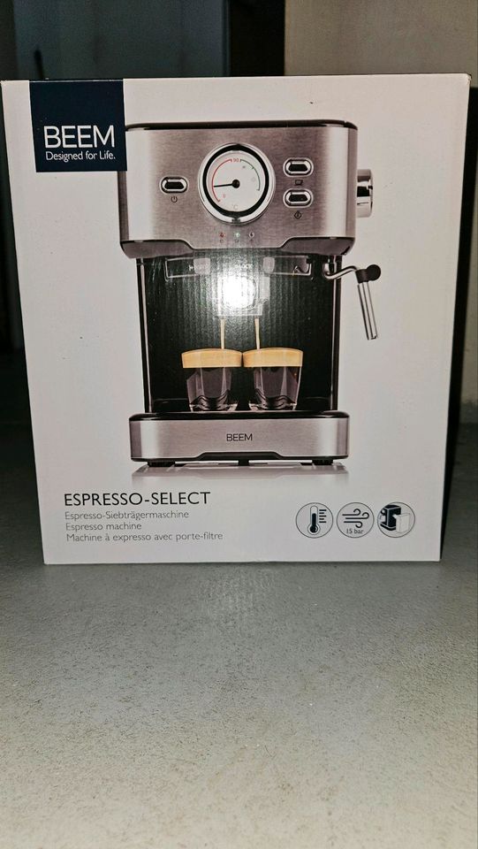 Siebträgermaschine Beem Espresso Select in Gießen