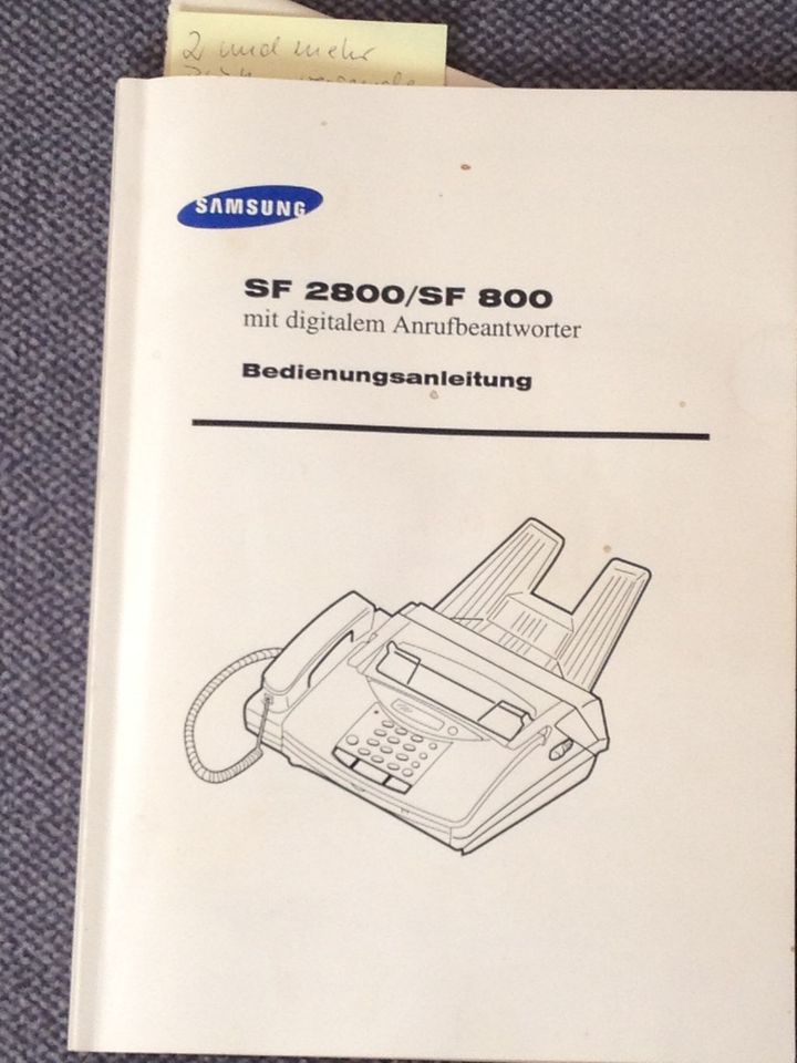 Samsung sf 800 Thermofaxgerät mit Tel. und Anrufbeantw. Faxpapier in Nierstein