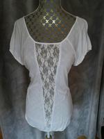 T-shirt weiss Neu mit Spitzeneinsatz Gr. s Nordrhein-Westfalen - Marl Vorschau