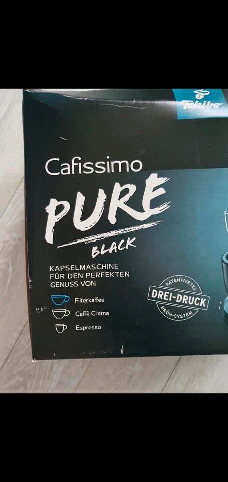 Cafissimo Pure Black Kaffeemaschine Neu mit OVP von Tchibo in Berlin