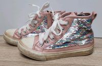 Sneakers Sportschuhe Gr 31 Pailletten rosa bunt Reißverschluss Nordrhein-Westfalen - Erkrath Vorschau