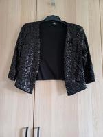 Kurze Jacke von Only, schwarz, Gr. M, festlich, Pailletten Niedersachsen - Neubörger Vorschau