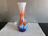 Vintage Vase 1970er orange weiß lila Retro Bayern - Heßdorf Vorschau