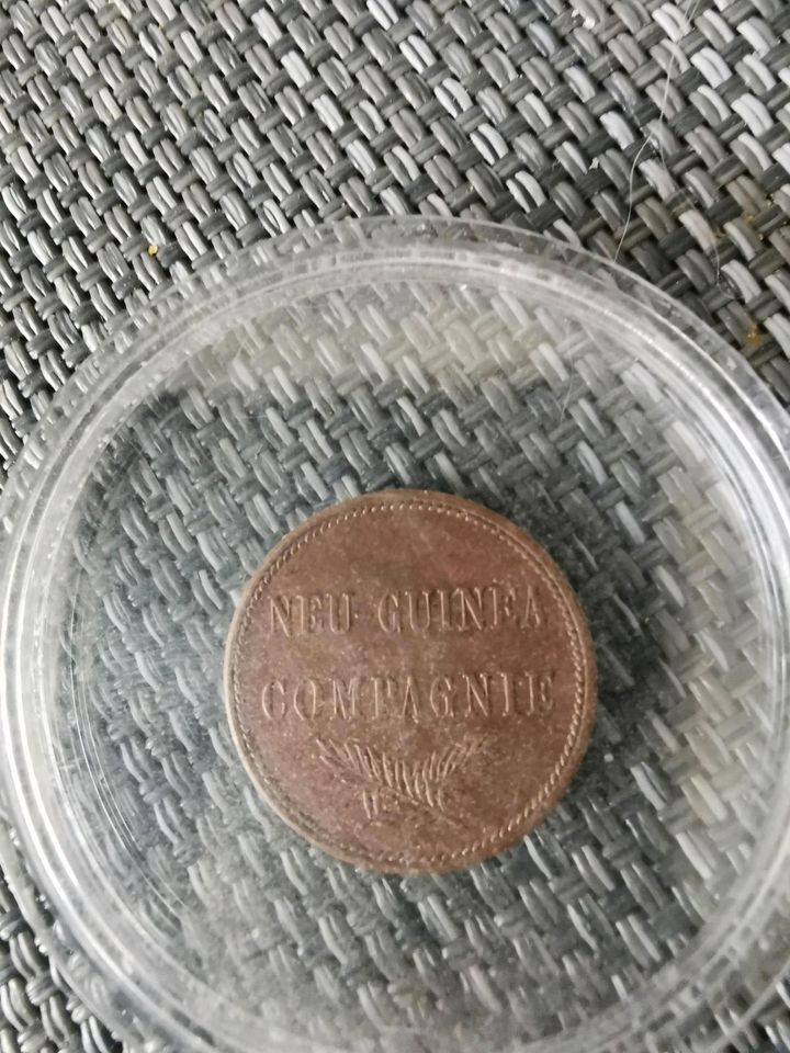 Sammlermünze 2 Pfennig Neu Guinea in Jettingen-Scheppach