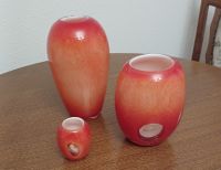 3 Teile Vase+ Teelichthalter rot/orange Traumlicht Dresden - Gorbitz-Süd Vorschau