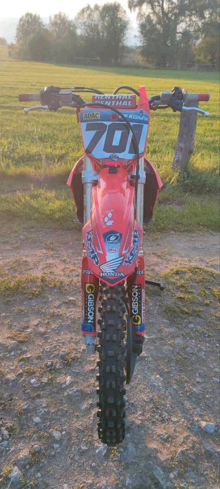 Sehr gut gepflegte Honda Crf 450r BJ. 22 in Plau am See