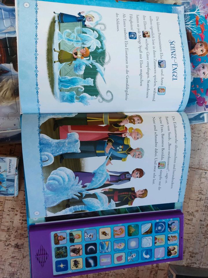 Anna & Elsa, Eiskönigin Paket, 3 Puzzle, Sounbuch in Kaden